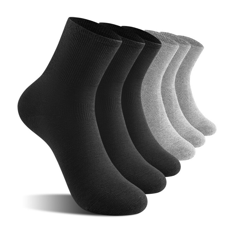 Нови патентовани антибактериални и дезодориращи чорапи за мъже, есен и зима Австралийски памучни големи свободни чорапи за мъже и жени Дълги чорапи без кости