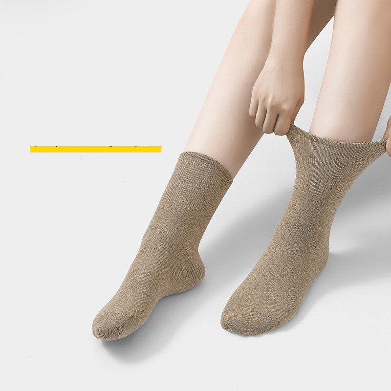 Нови патентовани антибактериални и дезодориращи чорапи за мъже, есен и зима Австралийски памучни големи свободни чорапи за мъже и жени Дълги чорапи без кости