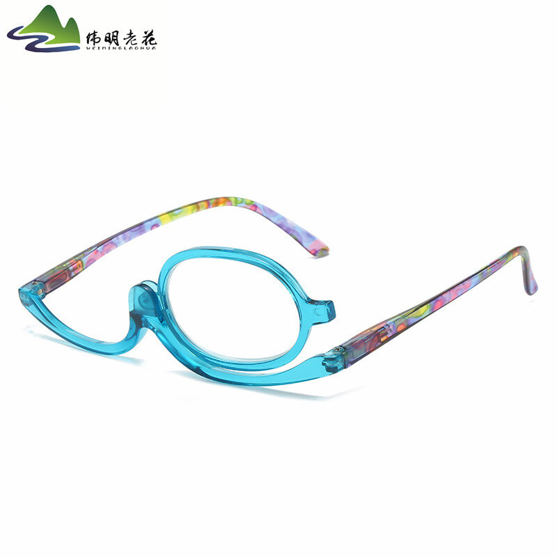 Трансгранична цветна рамка козметични очила за четене мултифункционална рамка за компютър пружинни крака единична леща въртящи се на 180 градуса очила за четене