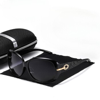 New Fashion Big Frame Γυναικεία Polarized γυαλιά ηλίου Carod Διχρωμία Diamond γυαλιά ηλίου απόχρωση