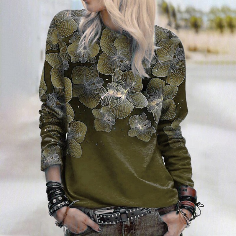 Модни дамски суитшърти голям размер 2023 нови дамски горнища източник фабричен произволен модел дизайн външнотърговски суичър