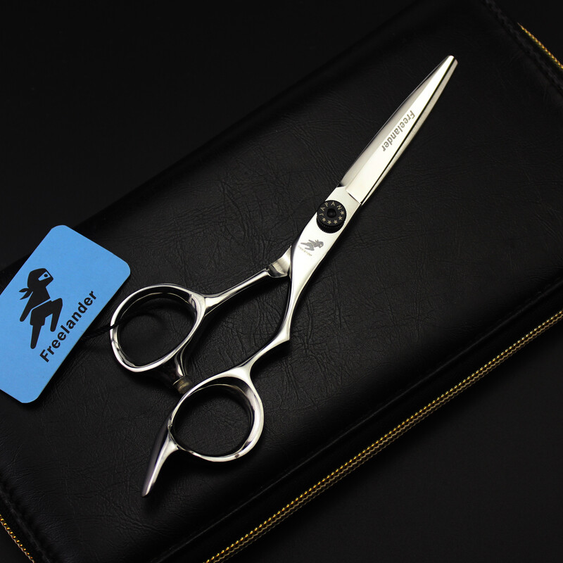 6,0 colio importuota didelė žiedinė rankena kirpyklų žirklės kirpyklos žirklės plokščios žirklės dantų žirklės