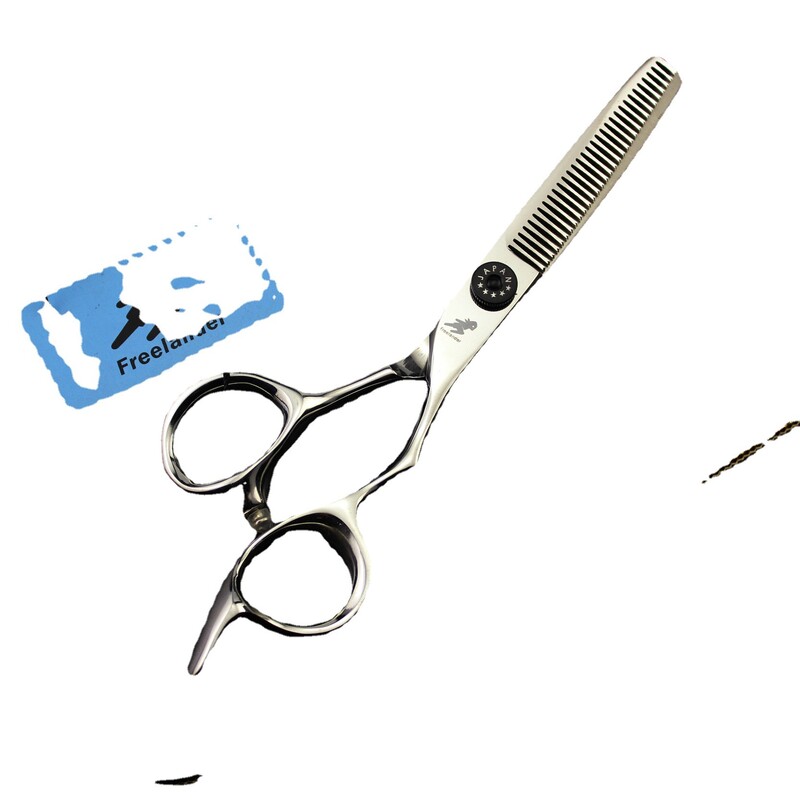 6,0 colio importuota didelė žiedinė rankena kirpyklų žirklės kirpyklos žirklės plokščios žirklės dantų žirklės