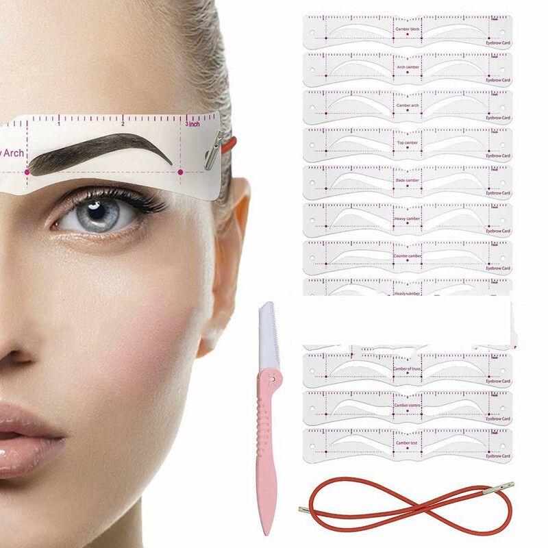 Tarpvalstybinis karštas pardavimas ant galvos tvirtinama angliška antakių kortelė, silikoninė vientisa antakių kortelių rinkinys tinginių pėdų antakių pagalba