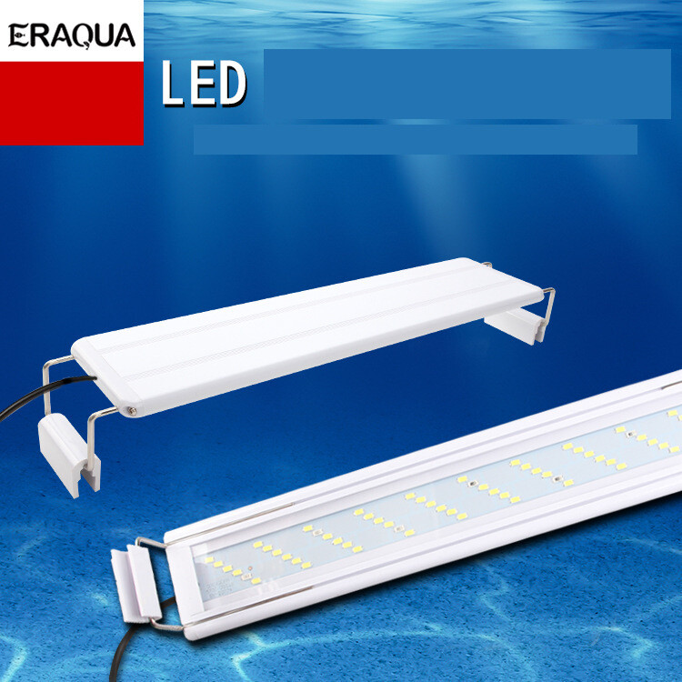 Tarpvalstybinė LED akvariumo lempa, segtukas, šviesa, ištraukiamas akvariumo apkabos apšvietimas, šešios akvariumo apšvietimo eilės, vandens žolės šviesa, spalvinga LED šviesa