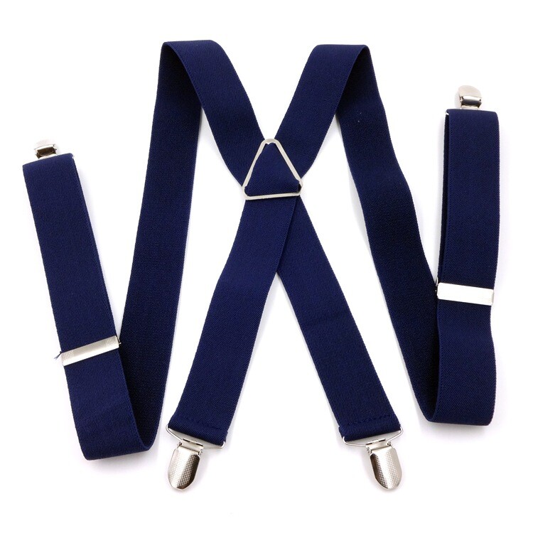 Muške hlače na tregere s četiri kopče za starije osobe i pune odrasle osobe koje nose trokutaste i četverostruke naramenice, šareni stilovi