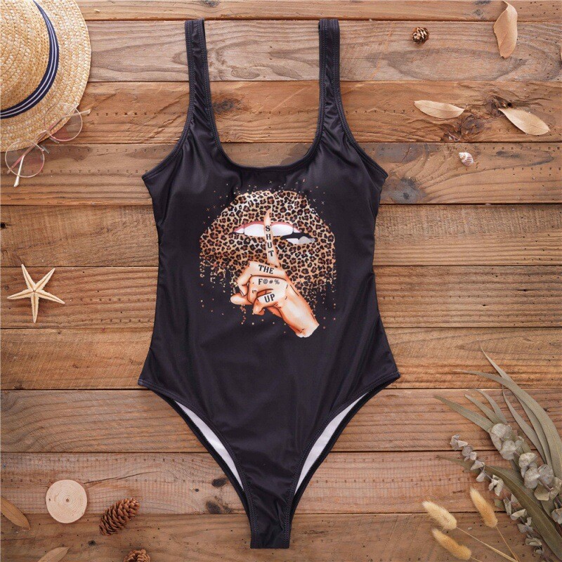 Цял бански костюм дамски бански костюм бикини секси гащеризон бански костюм с щампи дамски плажни костюми плажен бански костюм без гръб