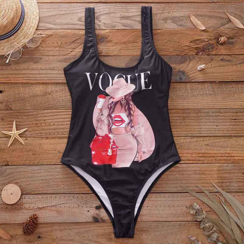 Цял бански костюм дамски бански костюм бикини секси гащеризон бански костюм с щампи дамски плажни костюми плажен бански костюм без гръб