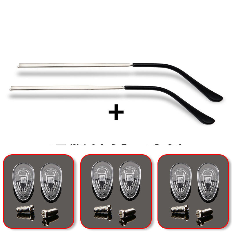 Keičiami akinių kojelės Universalūs trumparegystė metaliniai akinių rėmeliai aksesuarai akiniai kojelės akinių poros kojelės su vienu dantu sugedęs remontas