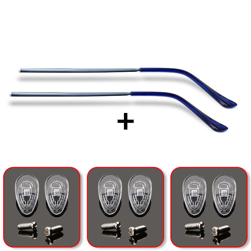 Keičiami akinių kojelės Universalūs trumparegystė metaliniai akinių rėmeliai aksesuarai akiniai kojelės akinių poros kojelės su vienu dantu sugedęs remontas