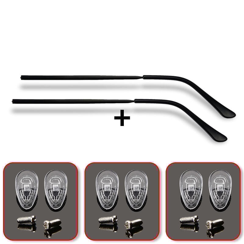 Keičiami akinių kojelės Universalūs trumparegystė metaliniai akinių rėmeliai aksesuarai akiniai kojelės akinių poros kojelės su vienu dantu sugedęs remontas