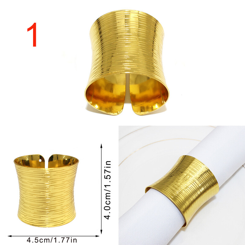 Viešbutis Vakarų maistas metalinis servetėlių sagtis servetėlių žiedas 6vnt servetėlių žiedas auksinis servetėlių žiedas rankšluostis sagtis servetėlių žiedas 