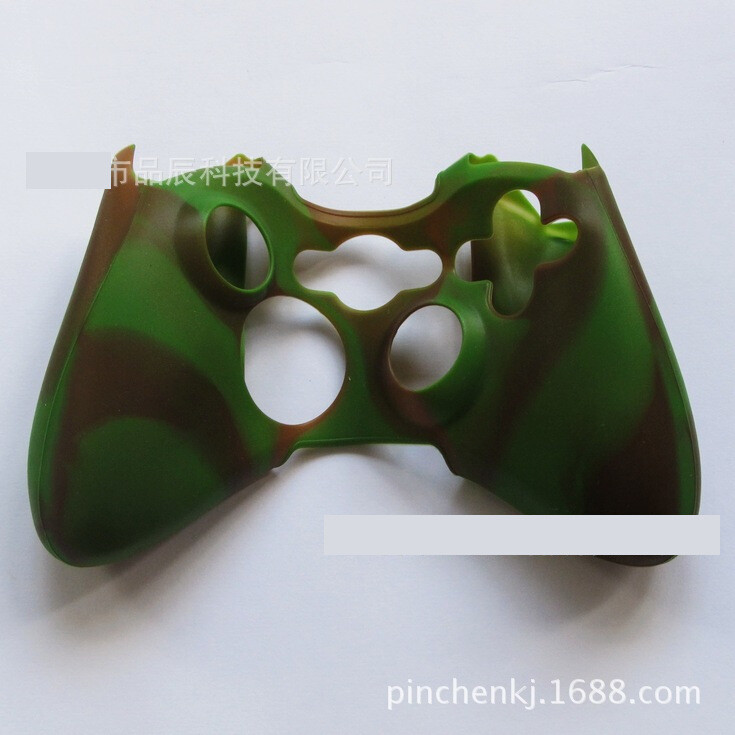 Xbox360 kontroler za igre Kamuflažni silikonski poklopac 360 žičano i bežično zaštitni poklopac protiv klizanja, otporan na znoj i prašinu