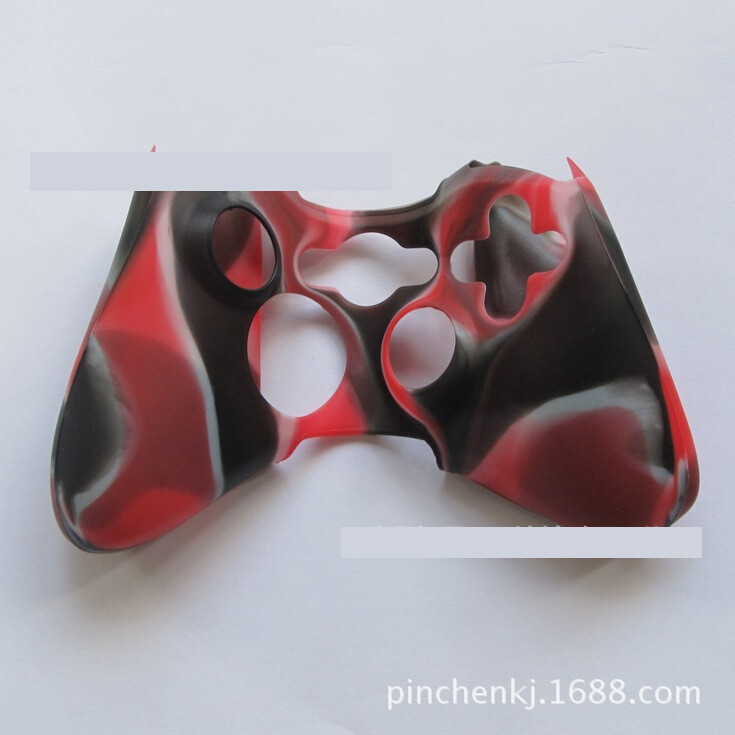 Xbox360 kontroler za igre Kamuflažni silikonski poklopac 360 žičano i bežično zaštitni poklopac protiv klizanja, otporan na znoj i prašinu