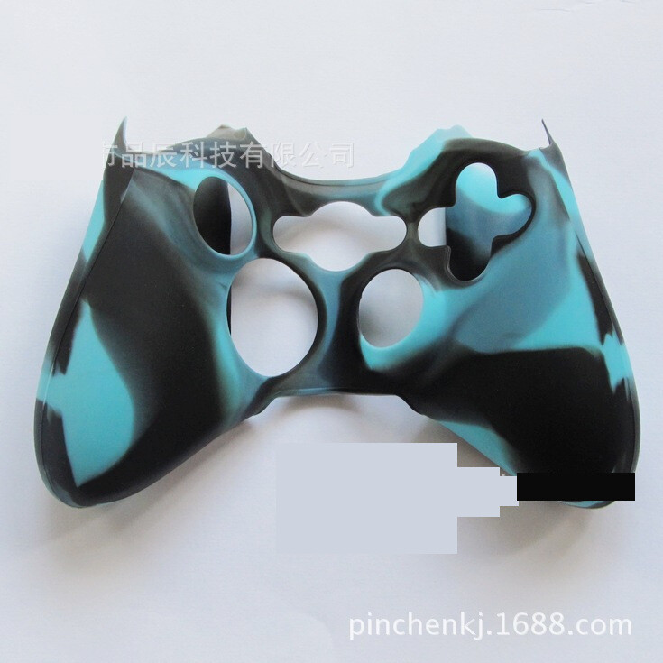 Xbox360 kontroler za igre Kamuflažni silikonski poklopac 360 žičano i bežično zaštitni poklopac protiv klizanja, otporan na znoj i prašinu