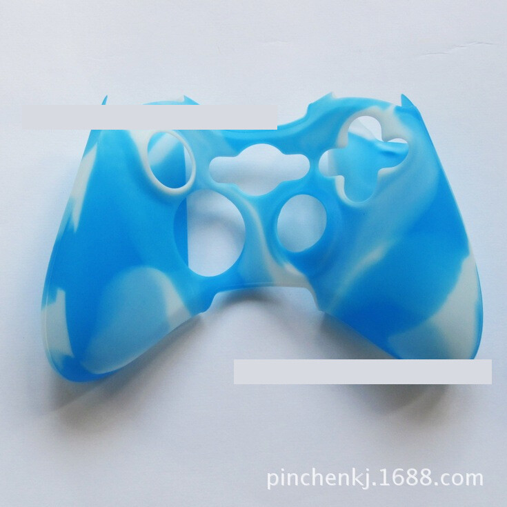 Xbox360 kontroler za igre Kamuflažni silikonski poklopac 360 žičano i bežično zaštitni poklopac protiv klizanja, otporan na znoj i prašinu