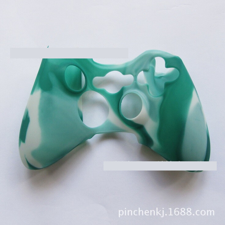 Xbox360 kontroler za igre Kamuflažni silikonski poklopac 360 žičano i bežično zaštitni poklopac protiv klizanja, otporan na znoj i prašinu