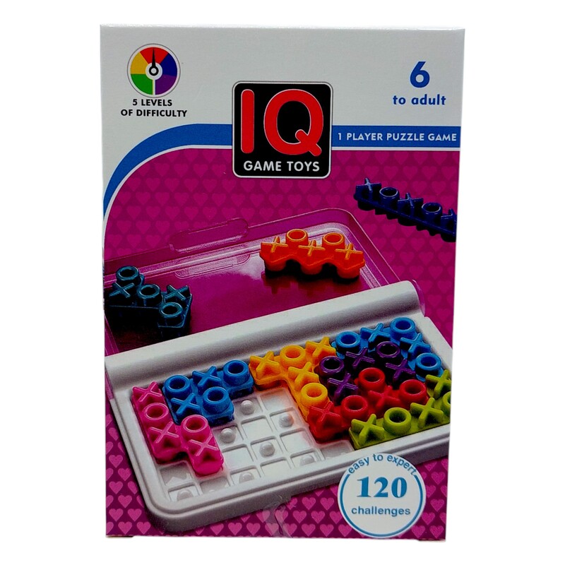 Игрален комплект IQ Game, ХО, Пластмасова, Многоцветен, 14х9х2 см