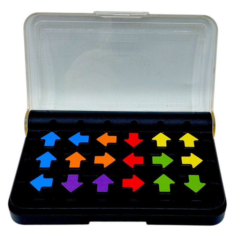 Игрален комплект IQ Game, Стрелки, Пластмасова, Многоцветен, 14х9х2 см