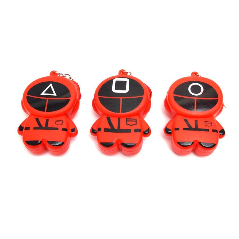 Играчка Скуид гейм, Поп ит, 9х6 см, Гумено