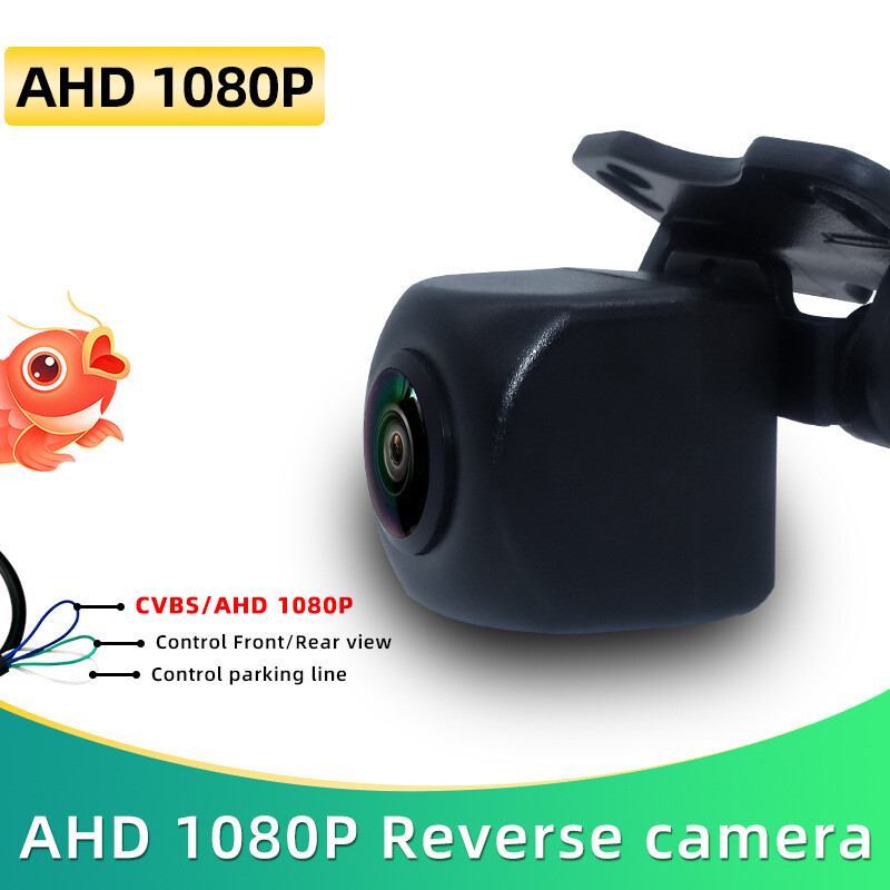 Fisheye Lens AHD1080 Android Car Image Parking Atbulinės eigos galinio vaizdo kamera Starlight kamera