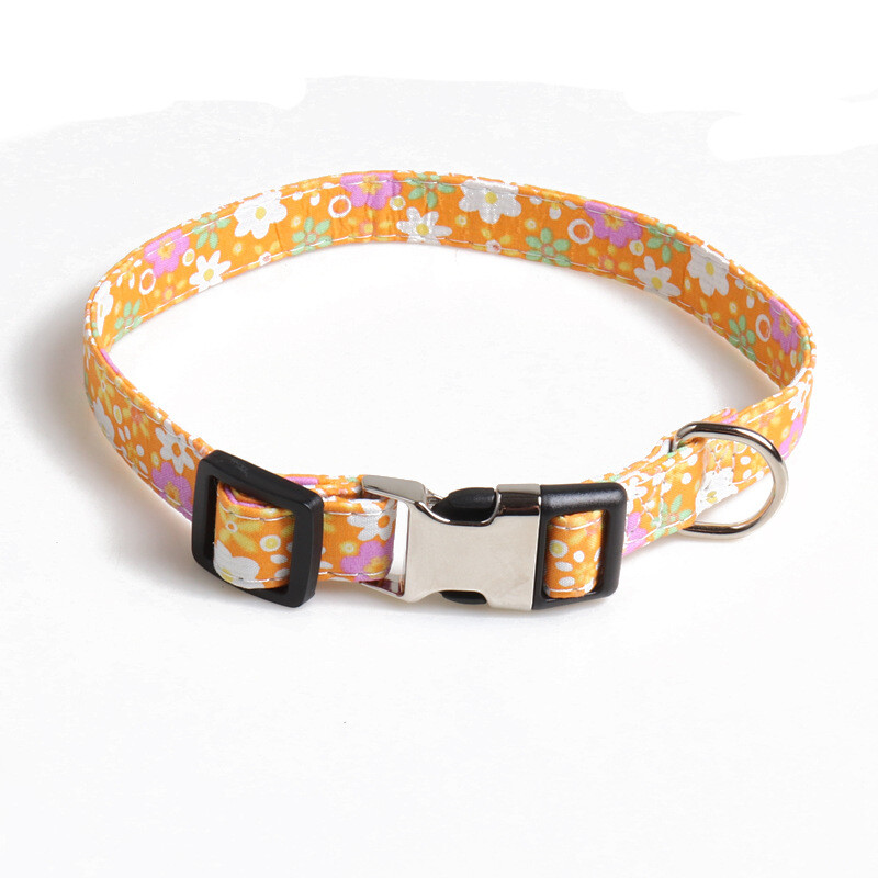 nauji gaminiai naminiams gyvūnėliams pusiau metaliniai gėlių antkakliai šunims, madingi ir išskirtiniai šunų antkakliai