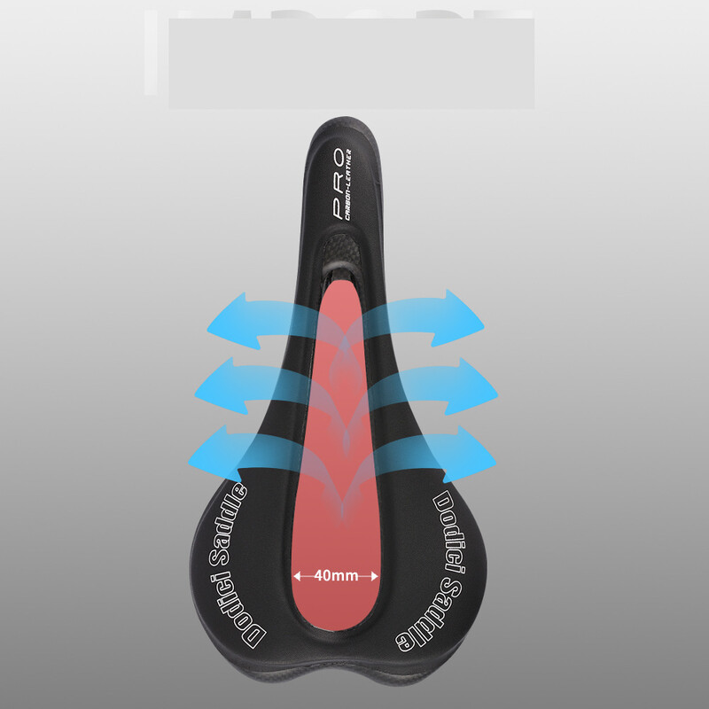 DODICI ülikerge süsinikkiust EVA istmekott, suur õõnes padi, maastikuratta istmekott reisikott 120g