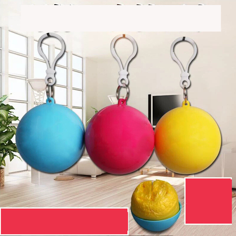 Vienkartinis nešiojamas rutulio formos lietpaltis padidintas ilgas lietpaltis elektromobiliui nešiojamas vaikiškas žemėlapis lietpaltis kamuolys didmeninė prekyba