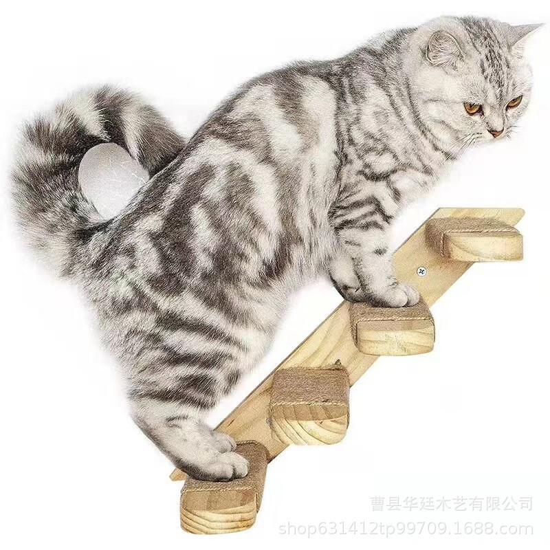Котешка катерушка  трансгранична борова дървесина Многопластова котешка играчка Висяща стена сизал консумативи за домашни любимци Стълби за спалня
