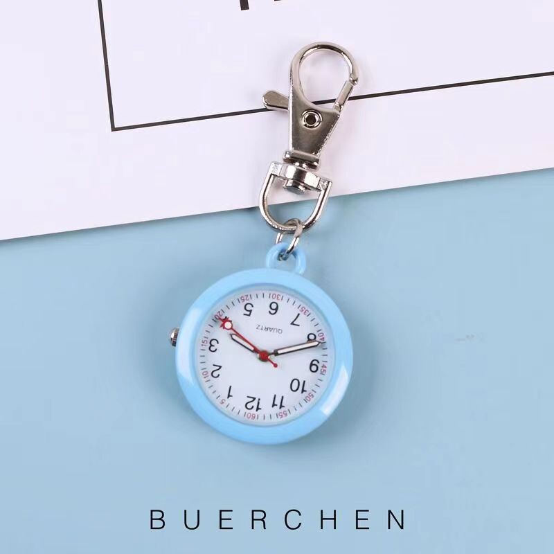 Raktų pakabukas Laikrodis Slaugės laikrodis Moterų egzaminas Mielas kvarcinis laikrodis Studentų gydytojo kišeninis laikrodis