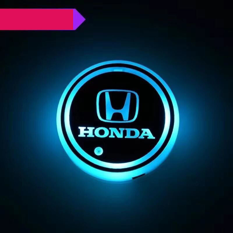 Automobilio šviečiantis vandens padas LED atmosferos šviesos spalvingas lizdas automobilio salono modifikavimui, tinkamas Honda Accord Civic