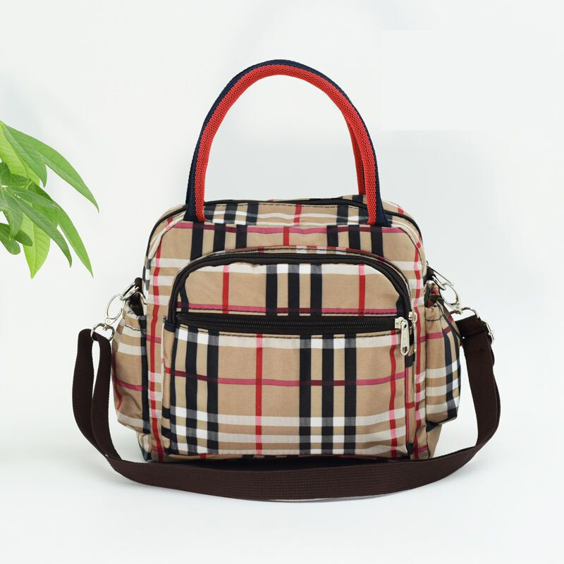 Дамска чанта едноцветна месинджър чанта дебела водоустойчива чанта за мама Малка чанта за едно рамо от плат Оксфордска чанта за ръчно съхранение