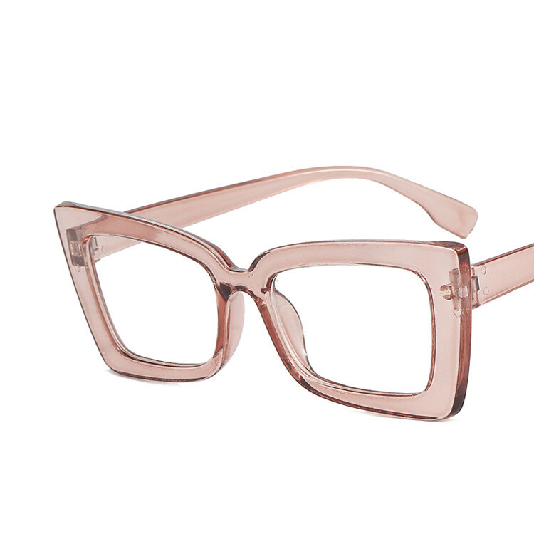 Пресбиопия завършени очила Европейски и американски модни рамка за очила нова ретро квадратна рамка плоски очила рамка за очила може да бъде съчетана със степен 5191