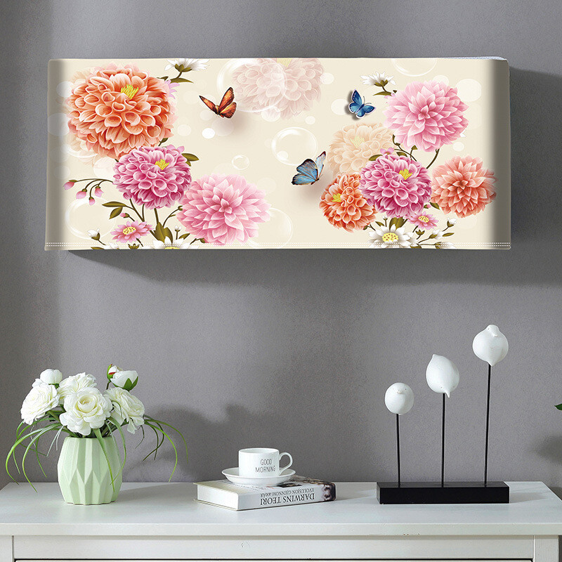 Nenuimkite oro kondicionieriaus dangtelio, kai jį įjungiate ir pakabinkite miegamajame kūrybingas naujas modelis nenuimkite oro kondicionieriaus dangtelio, kai įjungiate oro kondicionieriaus dangtelį nuo dulkių namų dekoravimui