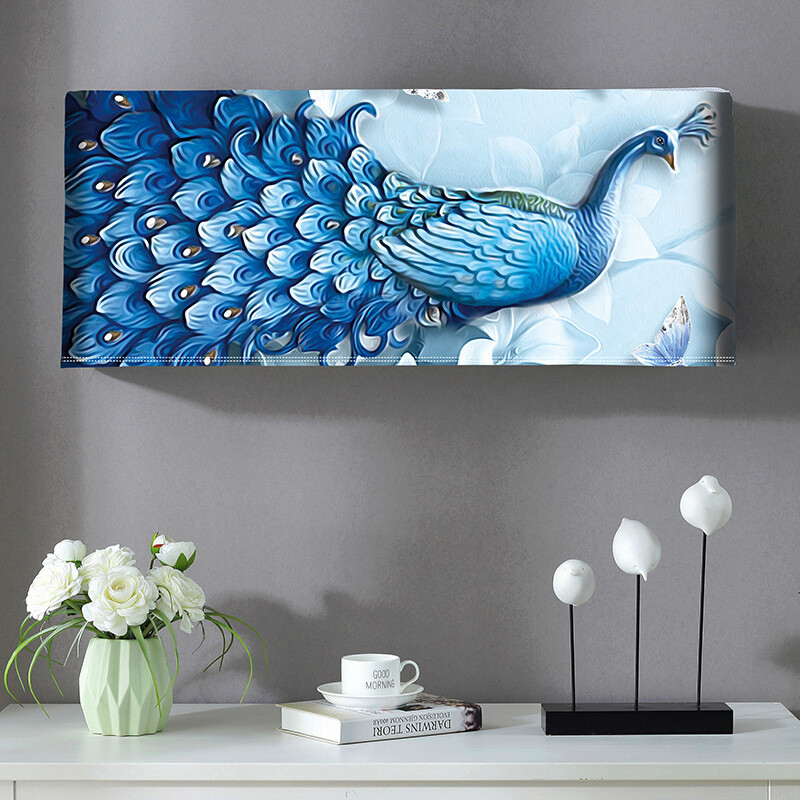 Nenuimkite oro kondicionieriaus dangtelio, kai jį įjungiate ir pakabinkite miegamajame kūrybingas naujas modelis nenuimkite oro kondicionieriaus dangtelio, kai įjungiate oro kondicionieriaus dangtelį nuo dulkių namų dekoravimui