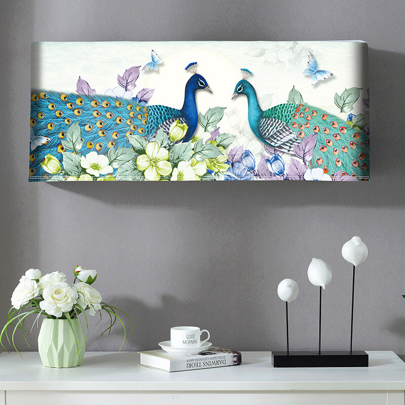 Nenuimkite oro kondicionieriaus dangtelio, kai jį įjungiate ir pakabinkite miegamajame kūrybingas naujas modelis nenuimkite oro kondicionieriaus dangtelio, kai įjungiate oro kondicionieriaus dangtelį nuo dulkių namų dekoravimui