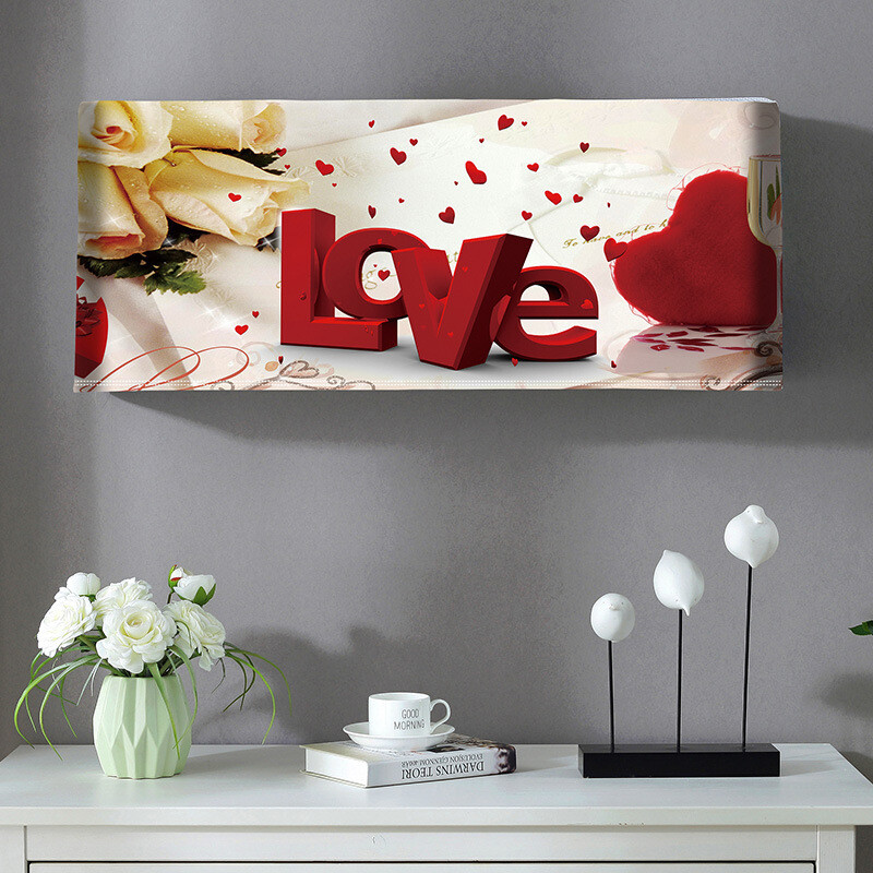 Nenuimkite oro kondicionieriaus dangtelio, kai jį įjungiate ir pakabinkite miegamajame kūrybingas naujas modelis nenuimkite oro kondicionieriaus dangtelio, kai įjungiate oro kondicionieriaus dangtelį nuo dulkių namų dekoravimui