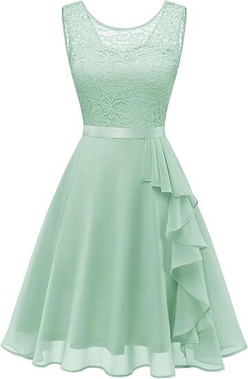 2025 Нова рокля за рожден ден в европейски и американски стил Дантелена мрежеста рокля без ръкави Дълга вечерна рокля 