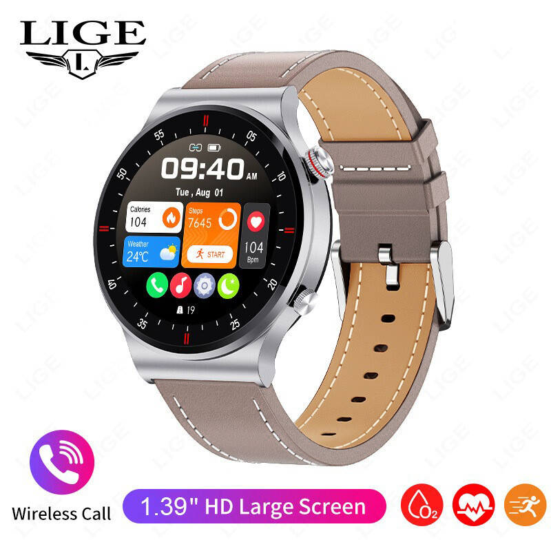Смарт часовник за мъже и жени, многофункционален, кръвно налягане, пулс, спортна гривна, Bluetooth разговор, дропшипинг на едро