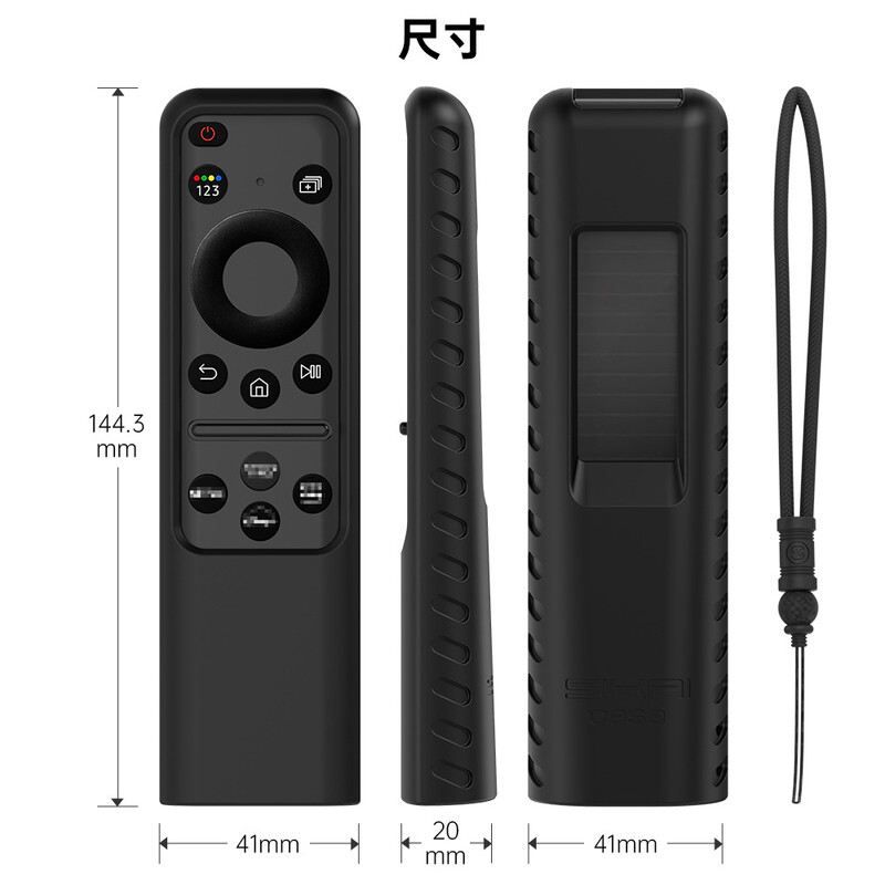 SIKAI е подходящ за новата версия 2023 г. на защитен калъф за дистанционно управление Samsung BN59 TM2360E силиконов защитен калъф против падане