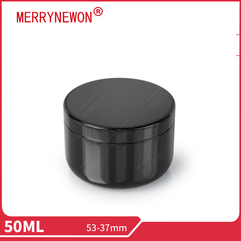 50 ml aliuminio arbatos skardinė 53*37 mm maža arbatos skardinė aliuminio skardinė su apvaliu dugnu vidiniu dangteliu sagtimi kavos aliuminio skardinė sandėlyje