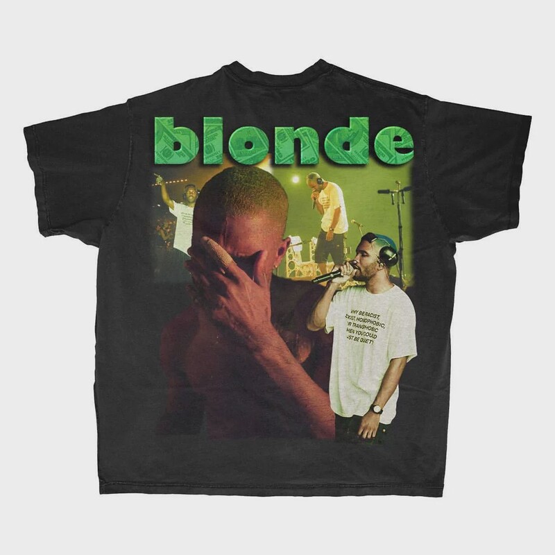 Свободна тениска Frank Ocean за мъже и жени с улична личност от чист памук с къси ръкави, модерна тениска на американската марка