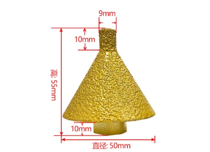 Dijamantni alat za košenje pločica razvrtač za mramor kutna brusilica koso brušenje svrdlo brusna glava veleprodaja