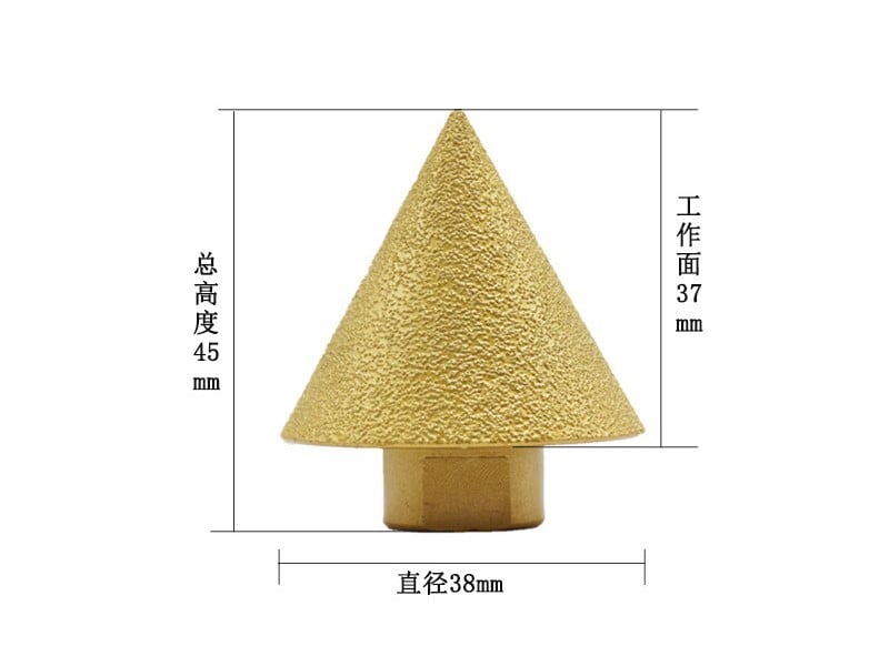 Dijamantni alat za košenje pločica razvrtač za mramor kutna brusilica koso brušenje svrdlo brusna glava veleprodaja