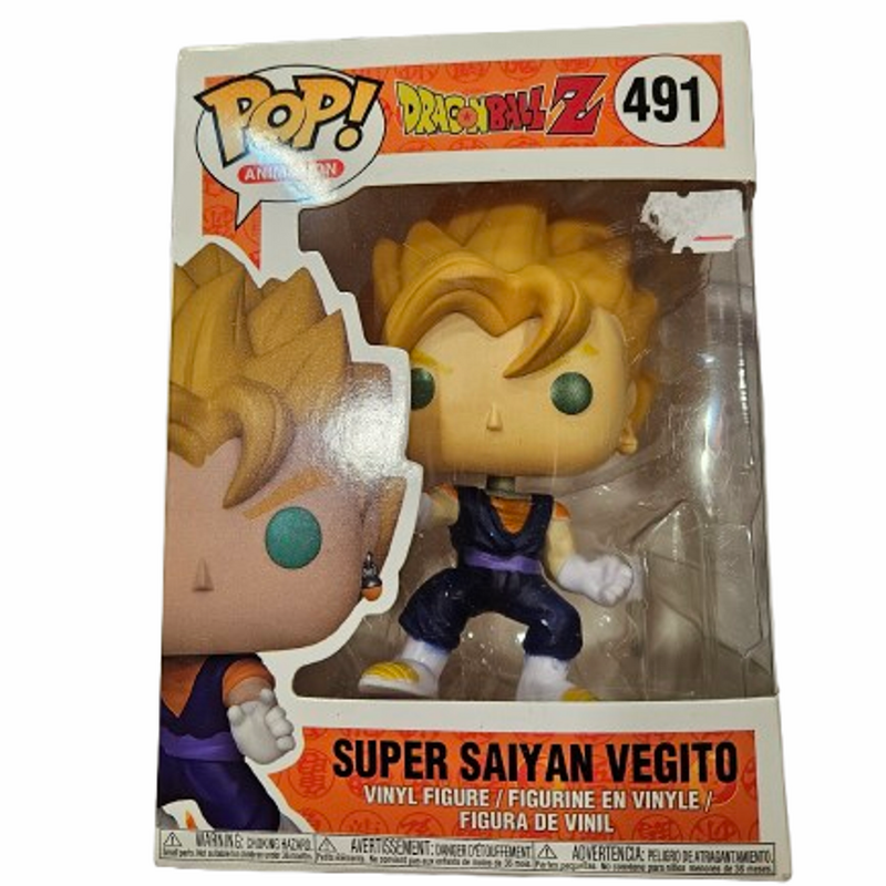 Фигурка Dragon Ball, Супер Саян Vegito, Пластмасова, 10 см