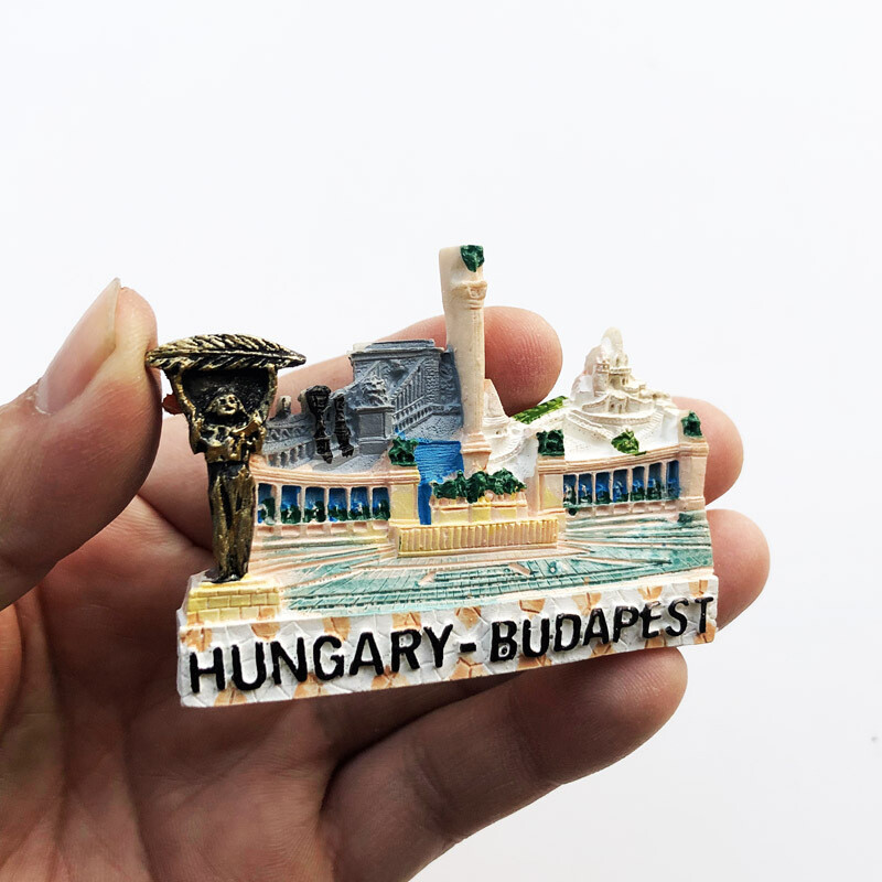 Europos turistiniai miestai šaldytuvo magnetai vaizdingos vietos memorialiniai amatai 3D trimačiai dervos magnetiniai lipdukai