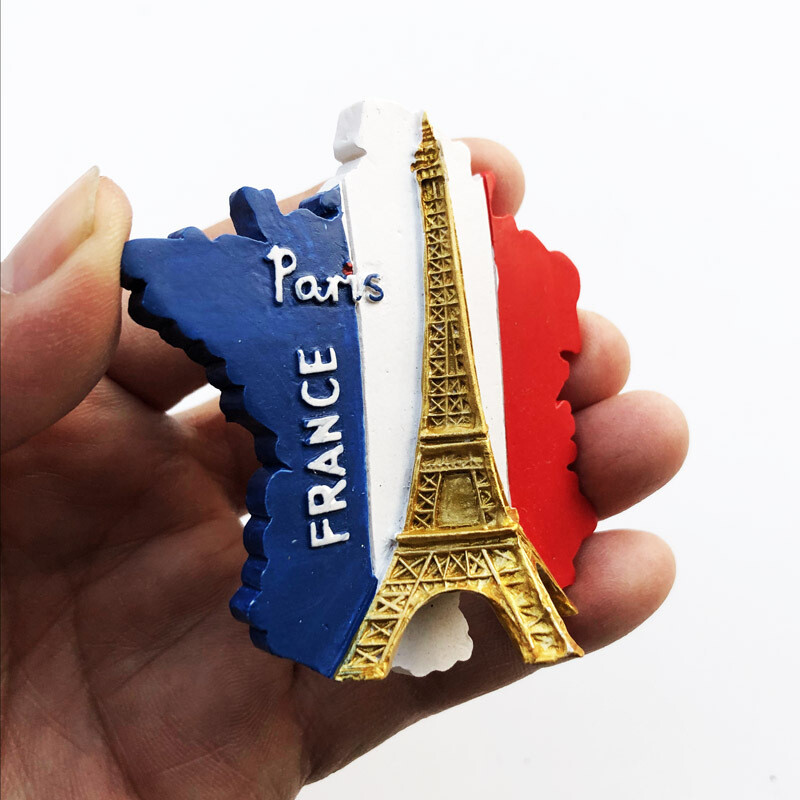 Europos turistiniai miestai šaldytuvo magnetai vaizdingos vietos memorialiniai amatai 3D trimačiai dervos magnetiniai lipdukai