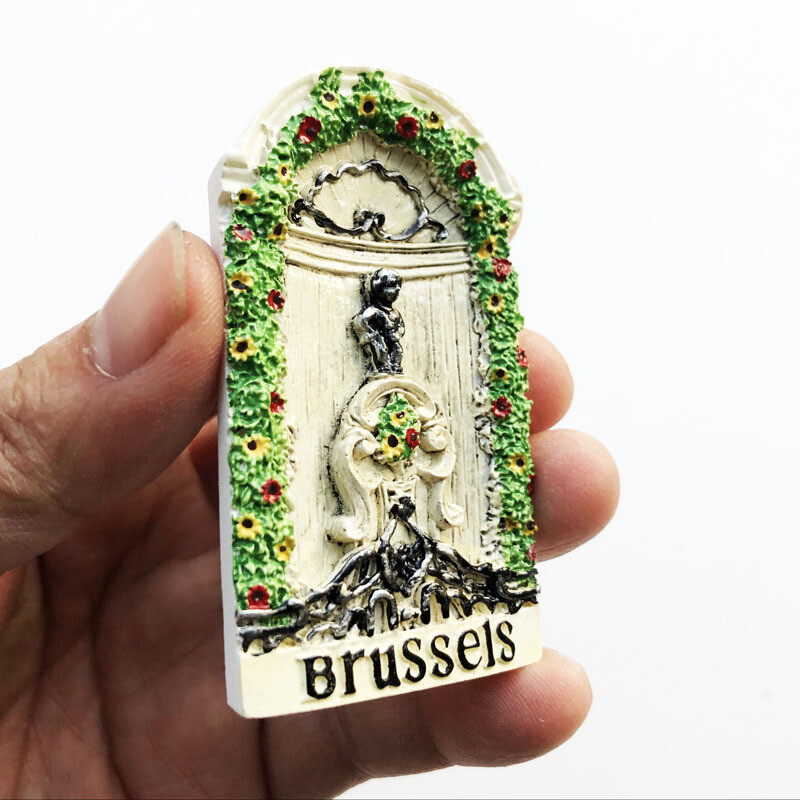 Europos turistiniai miestai šaldytuvo magnetai vaizdingos vietos memorialiniai amatai 3D trimačiai dervos magnetiniai lipdukai