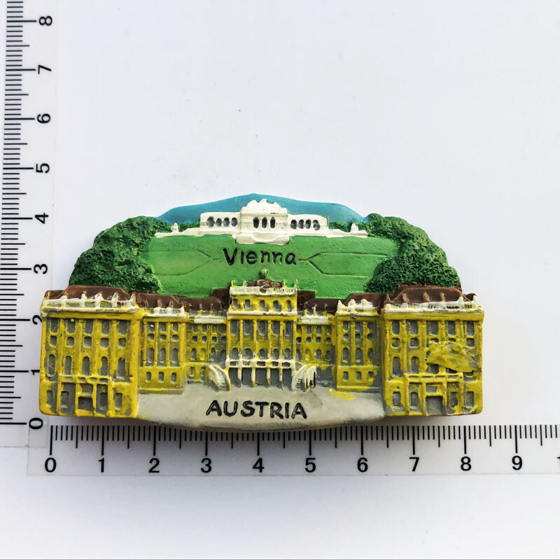 Europos turistiniai miestai šaldytuvo magnetai vaizdingos vietos memorialiniai amatai 3D trimačiai dervos magnetiniai lipdukai