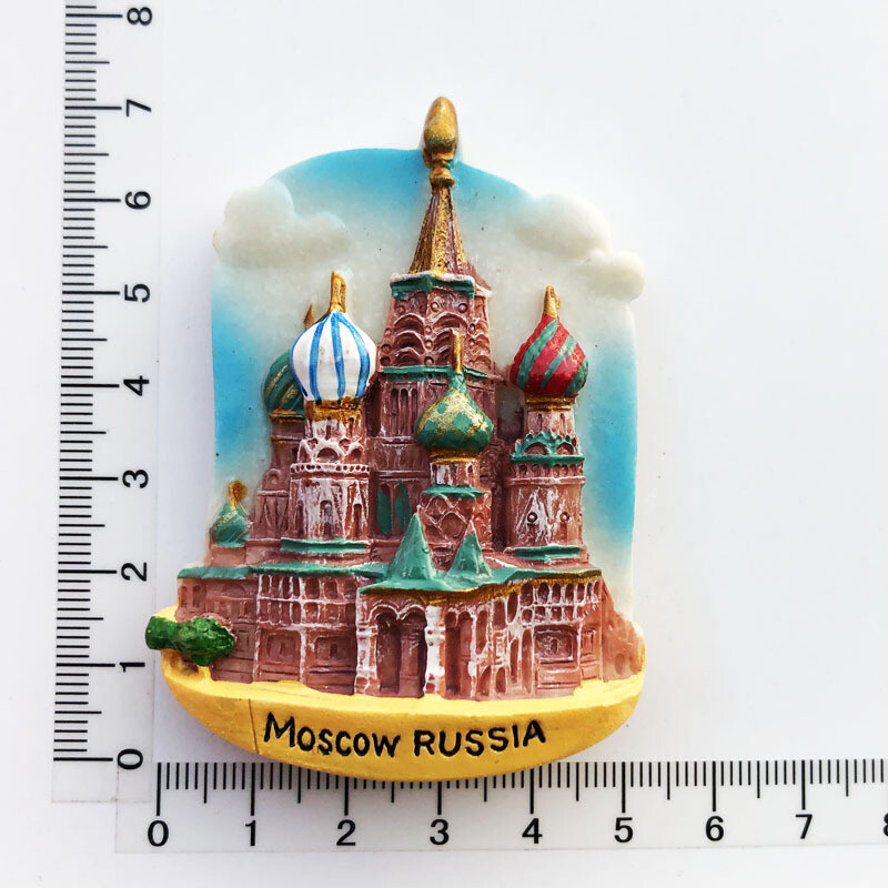 Europos turistiniai miestai šaldytuvo magnetai vaizdingos vietos memorialiniai amatai 3D trimačiai dervos magnetiniai lipdukai